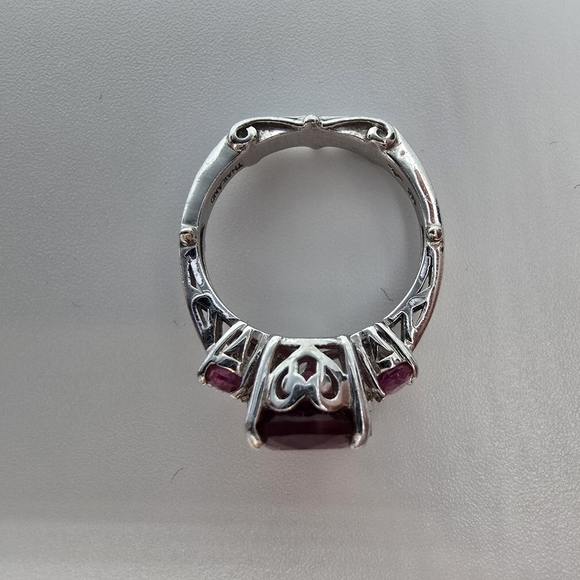 Sterling Silver Ruby Ring - Picture 10 of 16